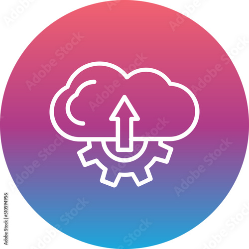 Cloud Uploading Icon