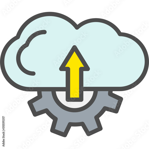 Cloud Uploading Icon