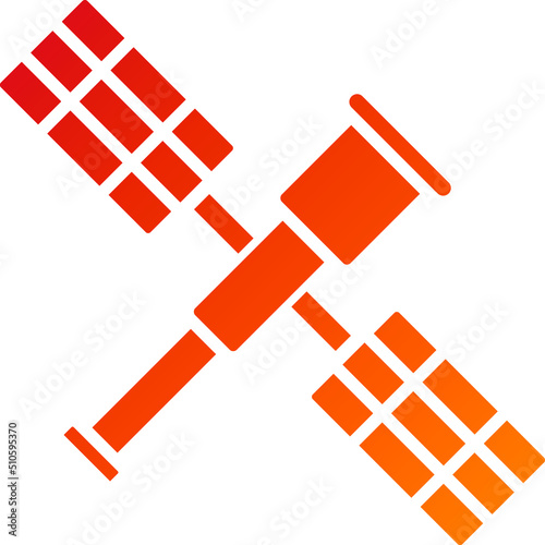 Hubble Telescope Icon Style