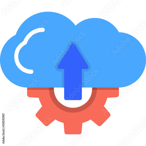 Cloud Uploading Icon