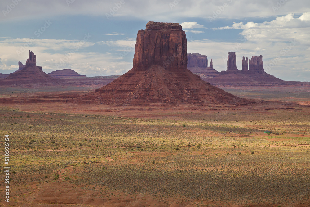 East Mitten Butte from Artist Point in Monument Valley