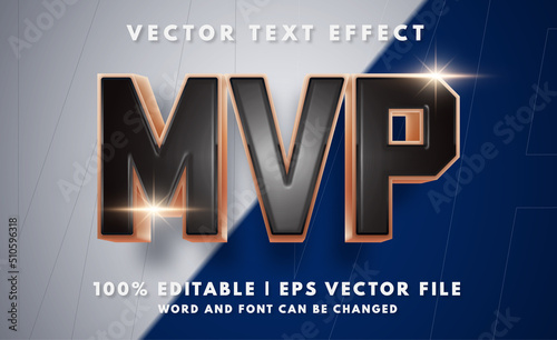 MVP sports editable text effect style template
