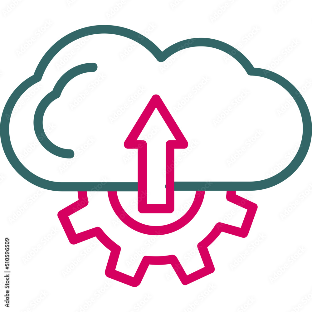 Cloud Uploading Icon