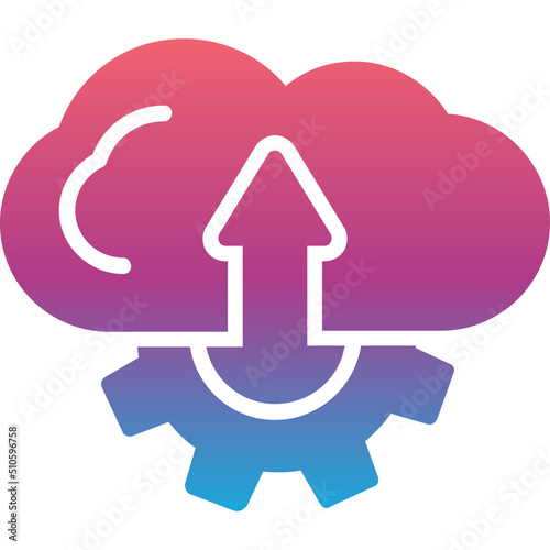 Cloud Uploading Icon