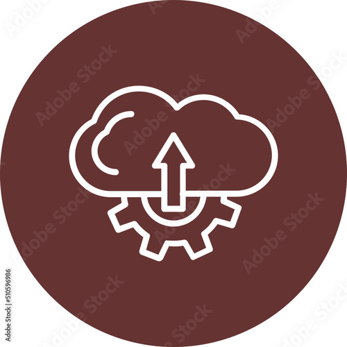 Cloud Uploading Icon