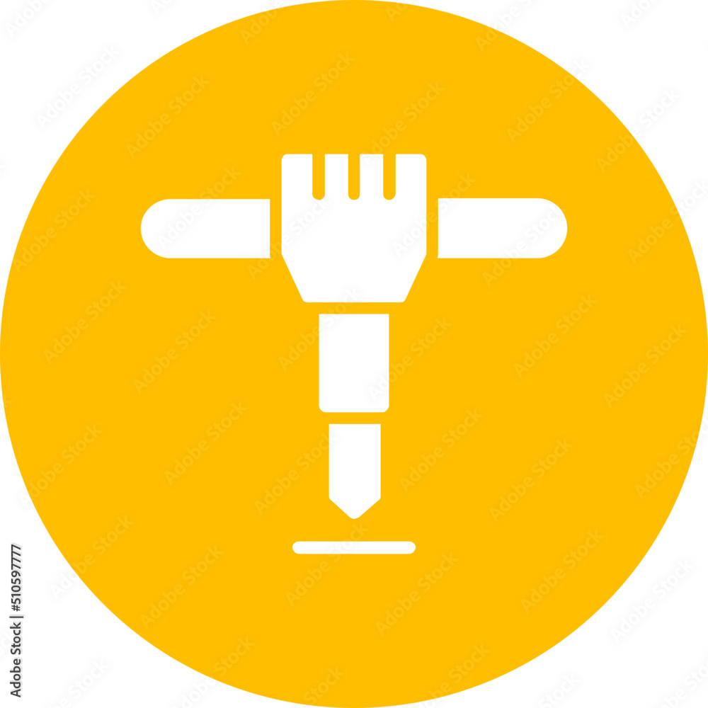 Obraz premium Jackhammer Icon