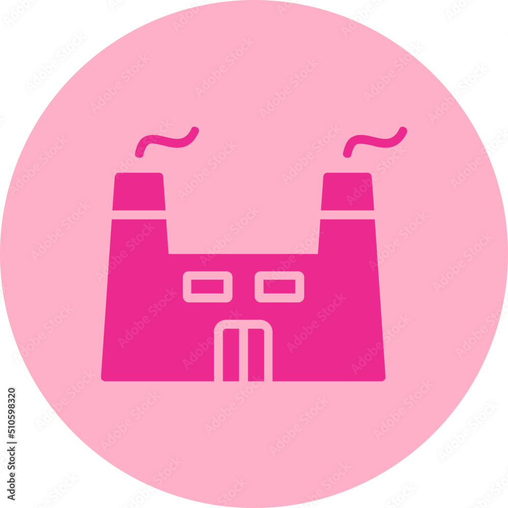 Fototapeta premium Factory Icon