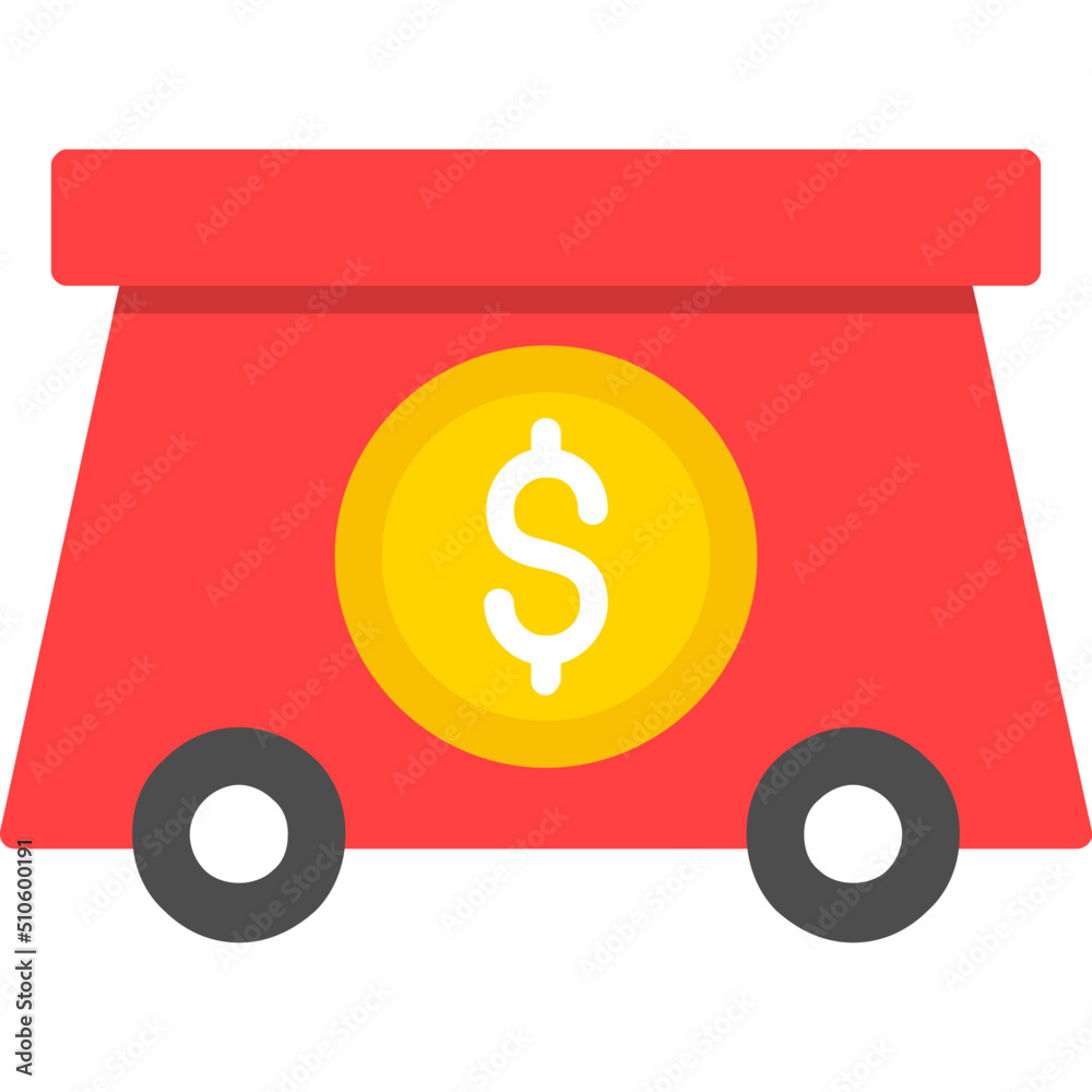 Mining Cart Icon Mining Cart Icon