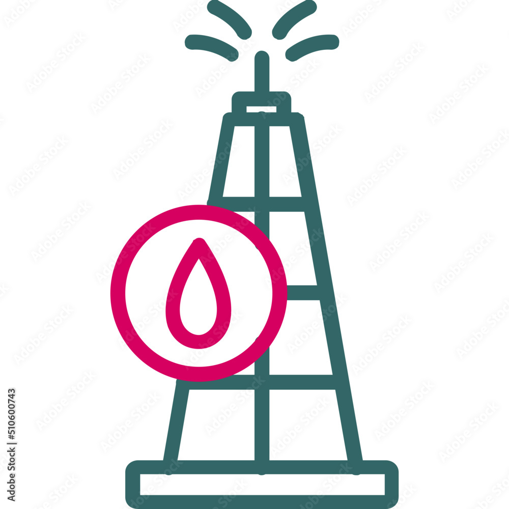 Drilling Rig Icon Drilling Rig Icon