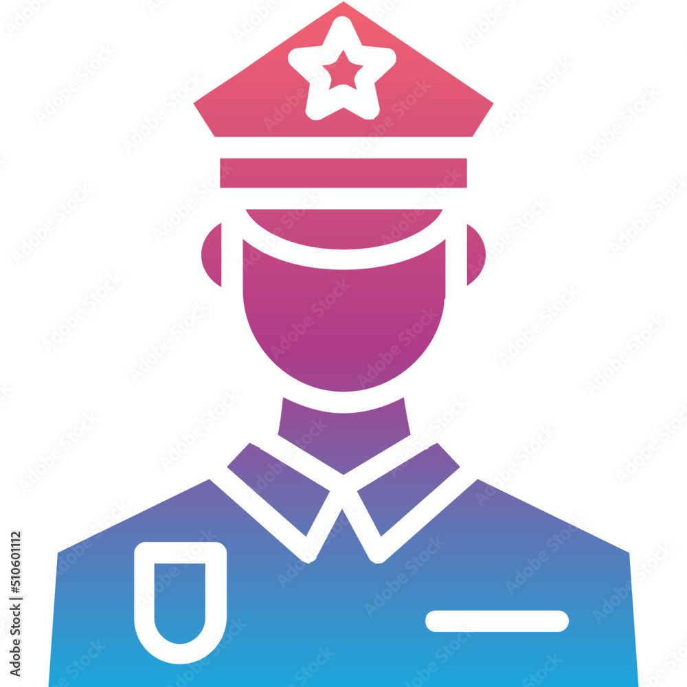 Police Man Icon Police Man Icon