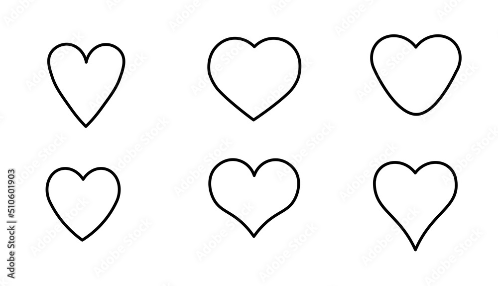Black heart icon. Feeling of love. Modern flat sign in line style for design and decoration. Various forms. Simple style. Vector image.
Black heart icon. Feeling of love. Modern flat sign in line style for design and decoration. Various forms. Simple style. Vector image.