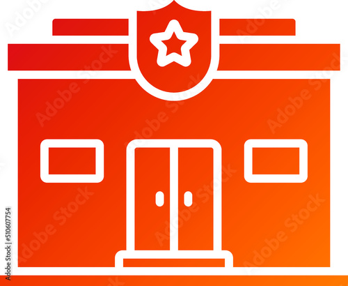 Police Station Icon Style