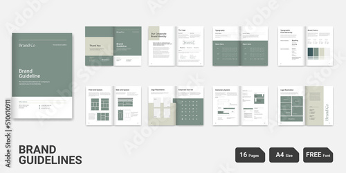 Brand Guideline Design Brand Style Guidelines Brand Manual Brand Style Guide