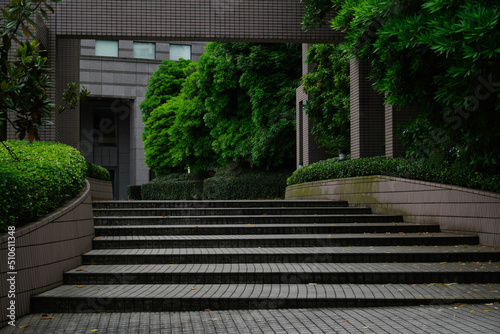 階段のある豪華な建物 © Tsubasa Mfg