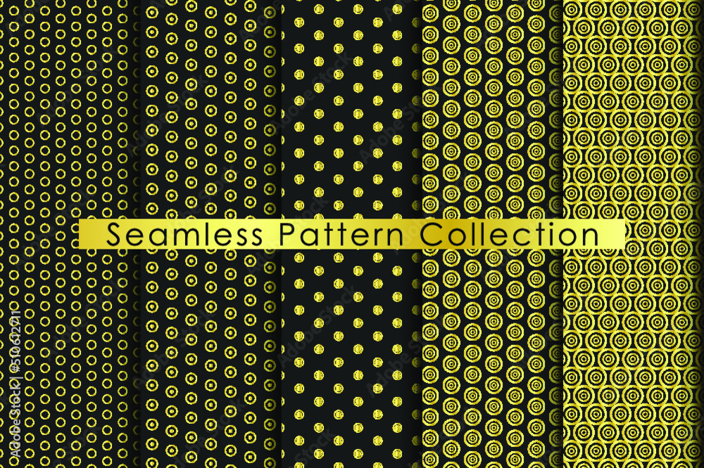 Geometric luxury pattern set Geometric luxury pattern set