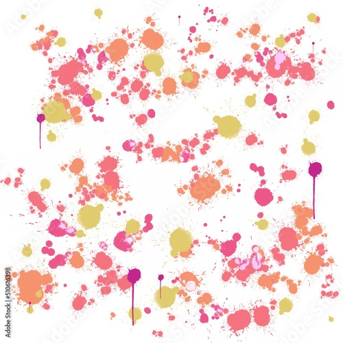 Pinky abstract background splash paint