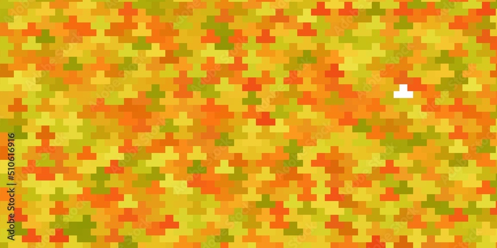 Fototapeta premium Light Red, Yellow vector background in polygonal style.