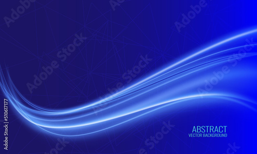 abstract geometric blue background