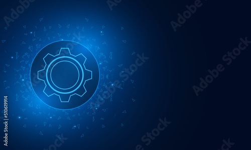 digital technology and engineering  digital telecoms concept  Hi-tech  futuristic technology background  vector illustration.