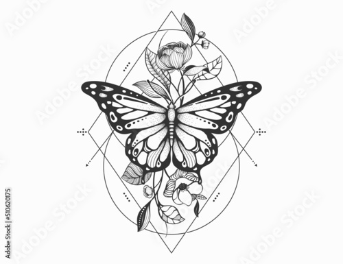 Butterfly secret geometry design