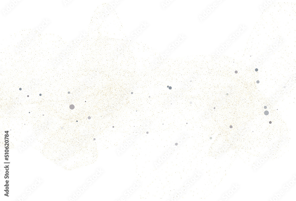 Obraz premium Light silver gold glitter confetti. Light background.