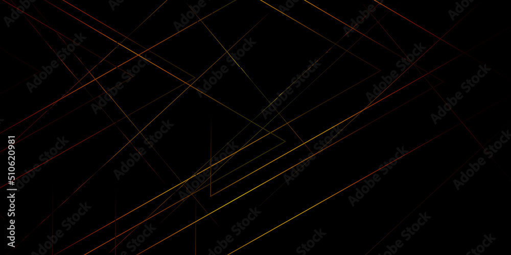 Abstract black with gold lines, triangles background modern design . Modern design with dynamic shapes composition and technology concept on circuit board, Hi-tech digital background. Vector design . Abstract black with gold lines, triangles background modern design . Modern design with dynamic shapes composition and technology concept on circuit board, Hi-tech digital background. Vector design .