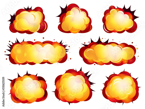 カートゥーン爆発ふきだしエフェクト