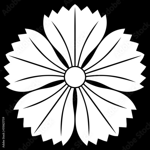 家紋です。唐撫子といいます。