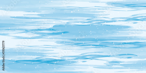 水彩　水イメージ背景