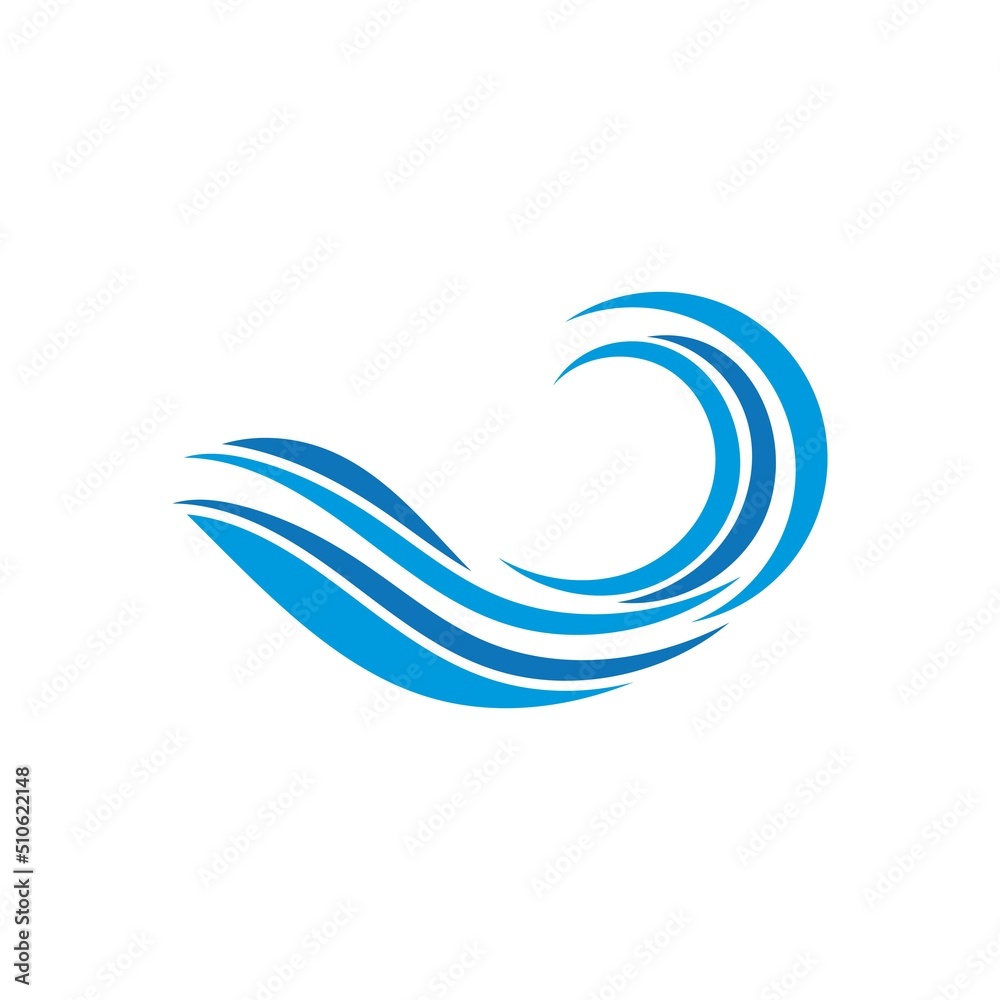 Wave beach vector illustration design Wave beach vector illustration design