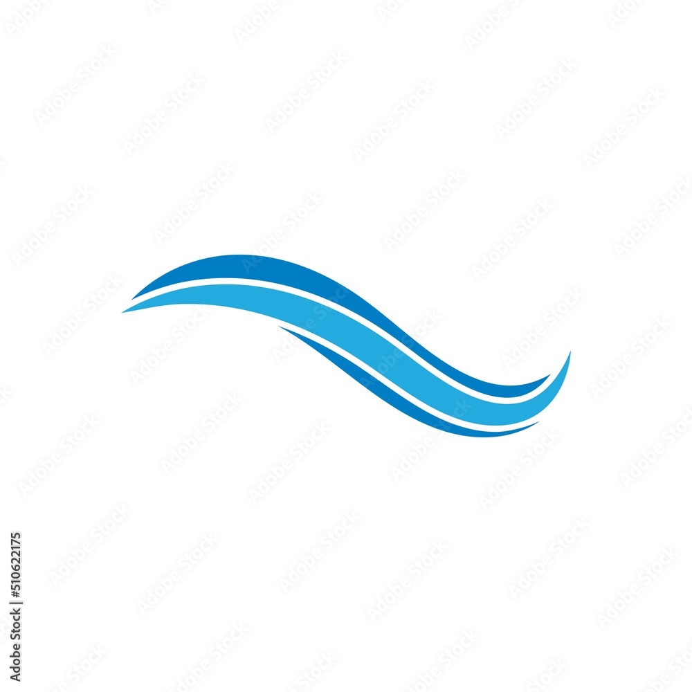 Wave beach vector illustration design