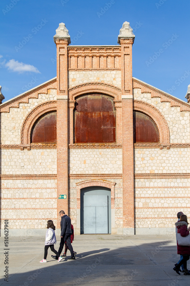 Obraz premium Matadero en el barrio de Legazpi, en la ciudad de Madrid, en el pais de España o Spain