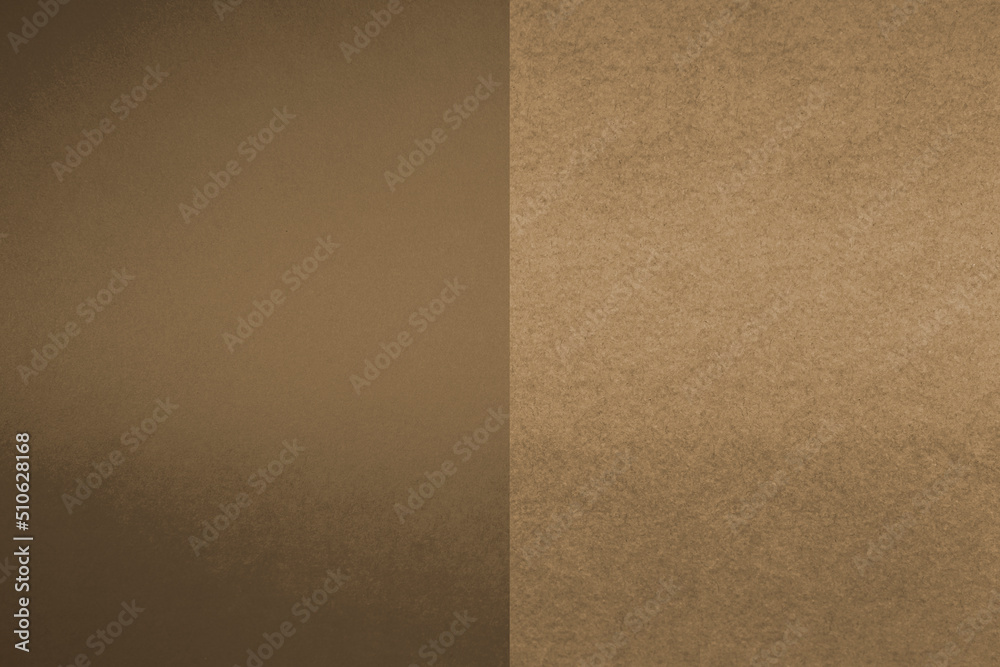 Fototapeta premium Dark and light Blur vs clear beige brown golden yellow textured Background with fine details