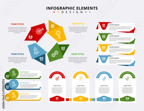 Collection of creative infographic elements