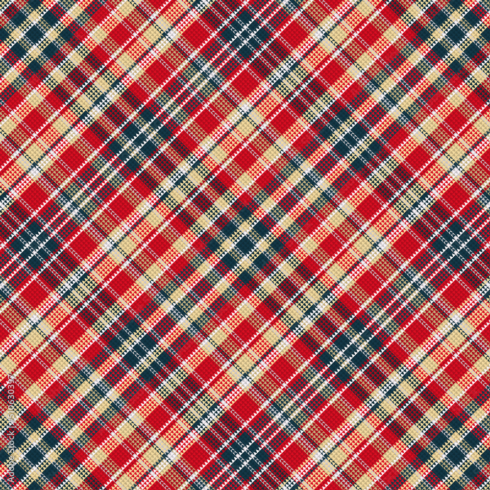 Tartan plaid pattern with texture. Tartan plaid pattern with texture.