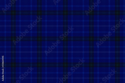 Plaid pattern seamless vector. Dark textured tartan check background