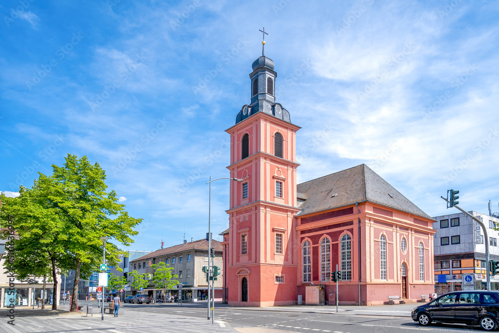 Kirche, Rüsselsheim, Hessen, Deutschland 