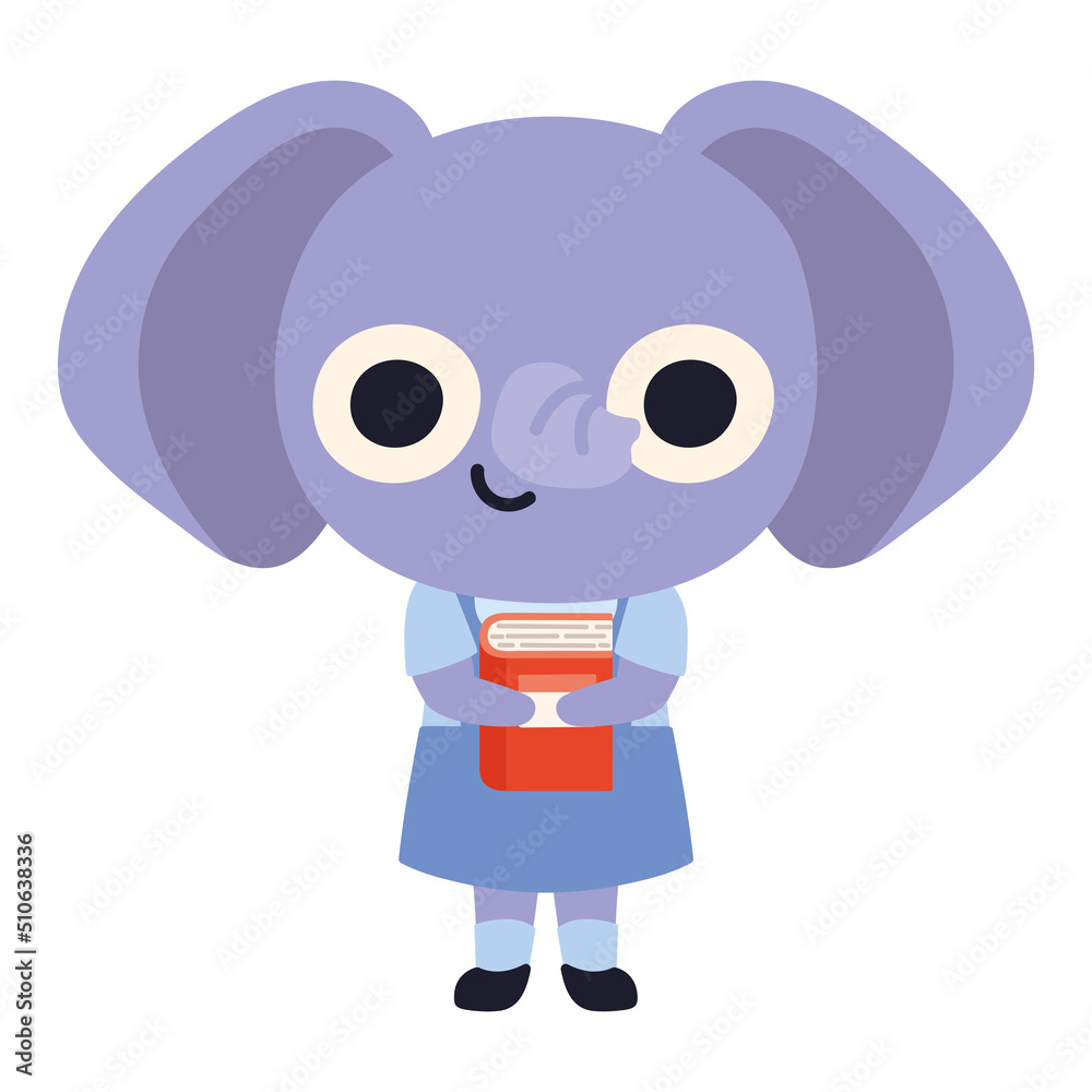 school elephant illustration school elephant illustration