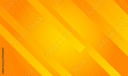 Orange gradient ray burst dot style background vector design