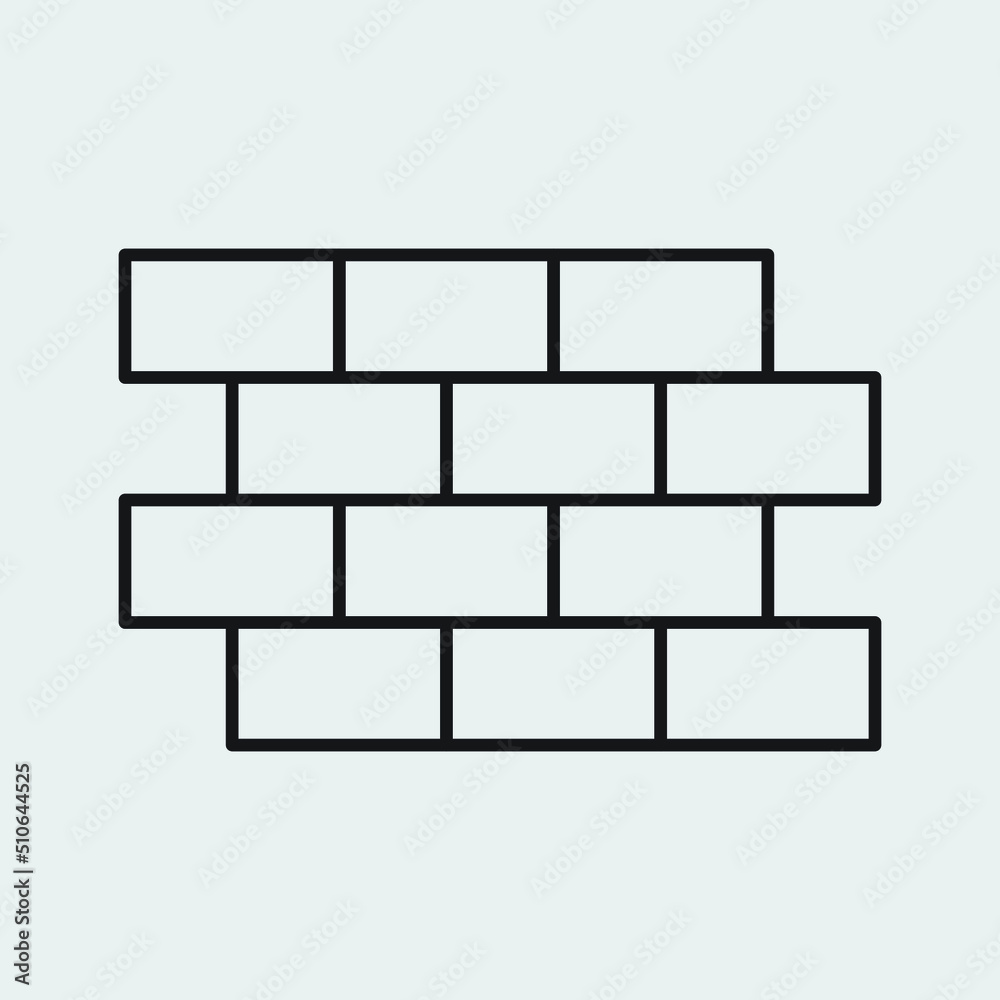 Brick wall vector for website symbol icon presentation Brick wall vector for website symbol icon presentation