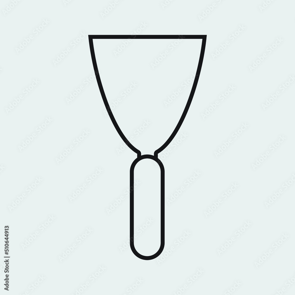 Wooden Scraper vector for website symbol icon presentation Wooden Scraper vector for website symbol icon presentation