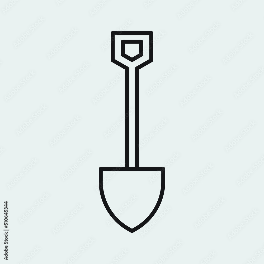 shovel vector for website symbol icon presentation