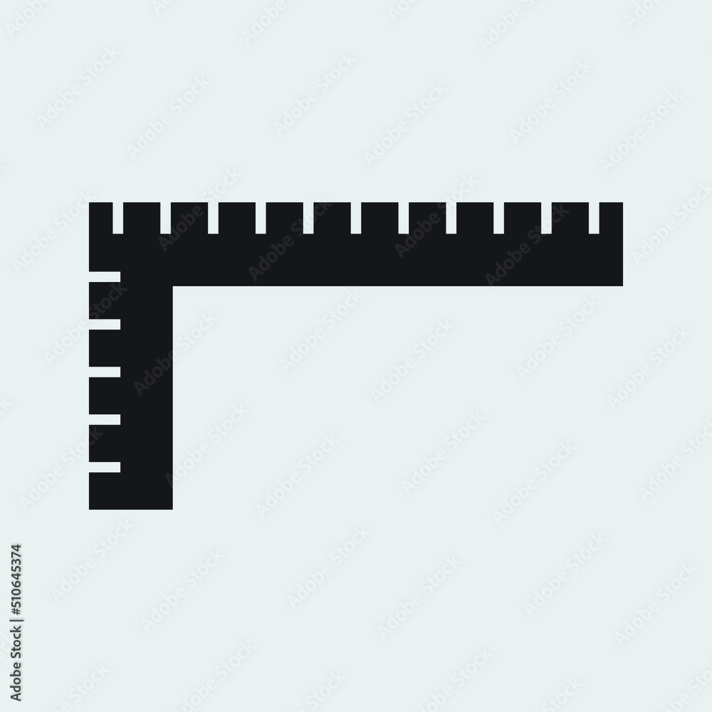 Ruler vector for website symbol icon presentation Ruler vector for website symbol icon presentation
