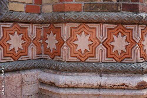Maurische Ornamente an der Großen Synagoge in Budapest