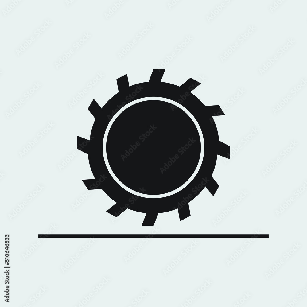 saw machine vector for website symbol icon presentation