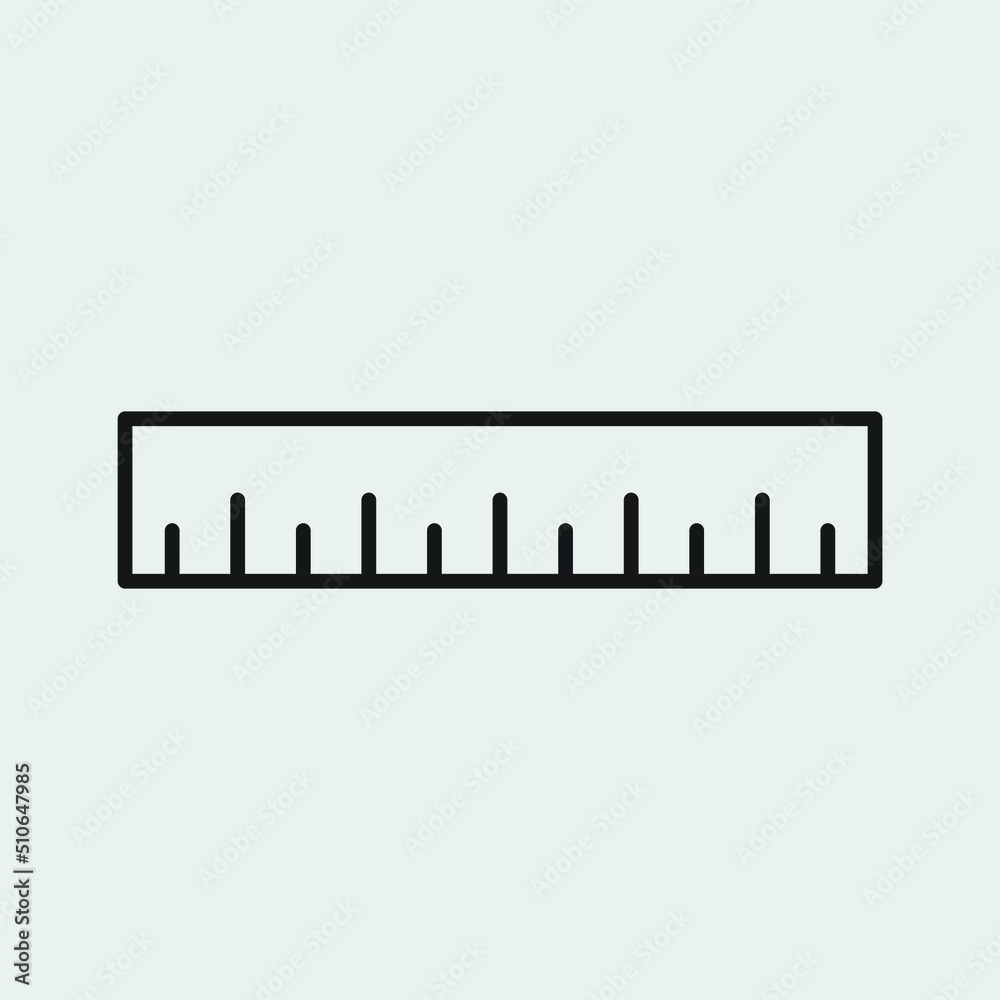 Ruler vector for website symbol icon presentation Ruler vector for website symbol icon presentation