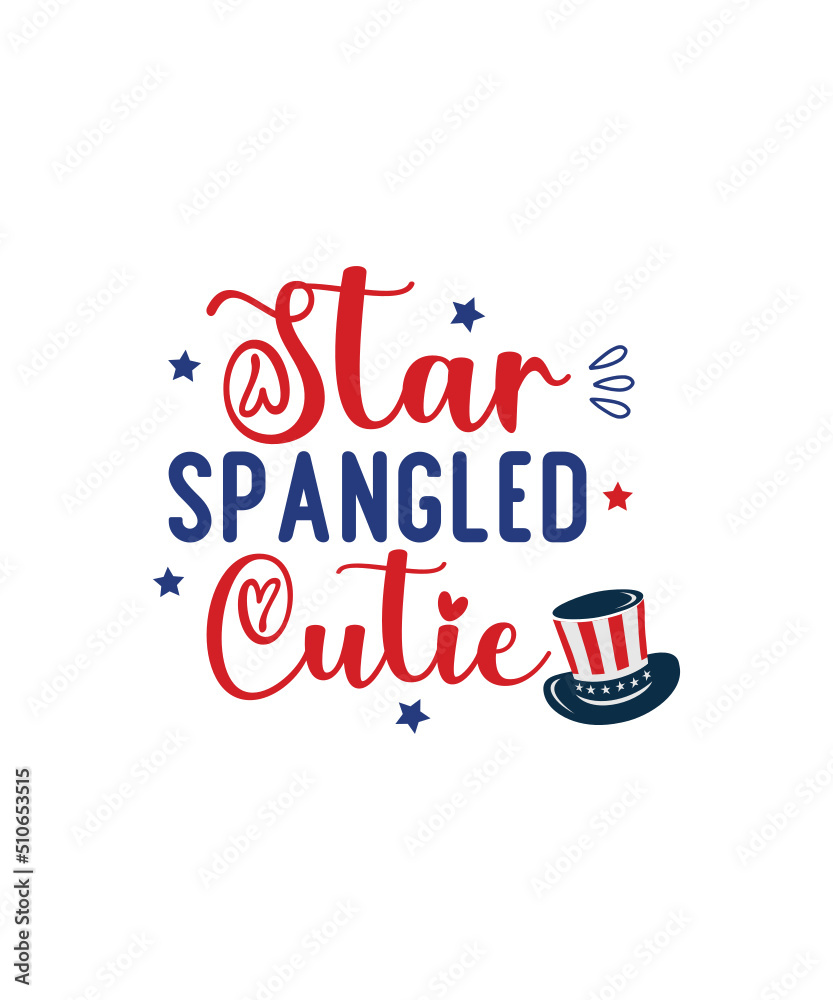 Fototapeta premium 4th of July SVG Bundle, July 4th SVG, Fourth of July svg, America svg, USA Flag svg, Patriotic, Independence Day Shirt, Cut File Cricut