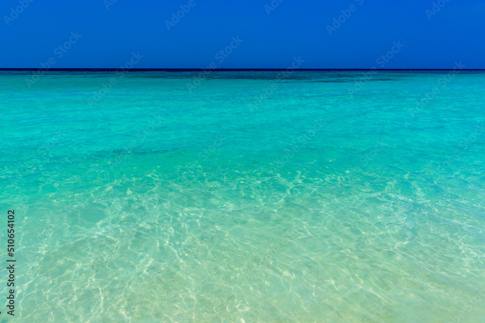 Beautiful azure sea, Haad Yao beach, Koh Phangan island, Suratth