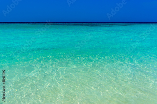 Beautiful azure sea, Haad Yao beach, Koh Phangan island, Suratth