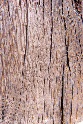 one piece planks with streaks and cracks, vector wood texture background